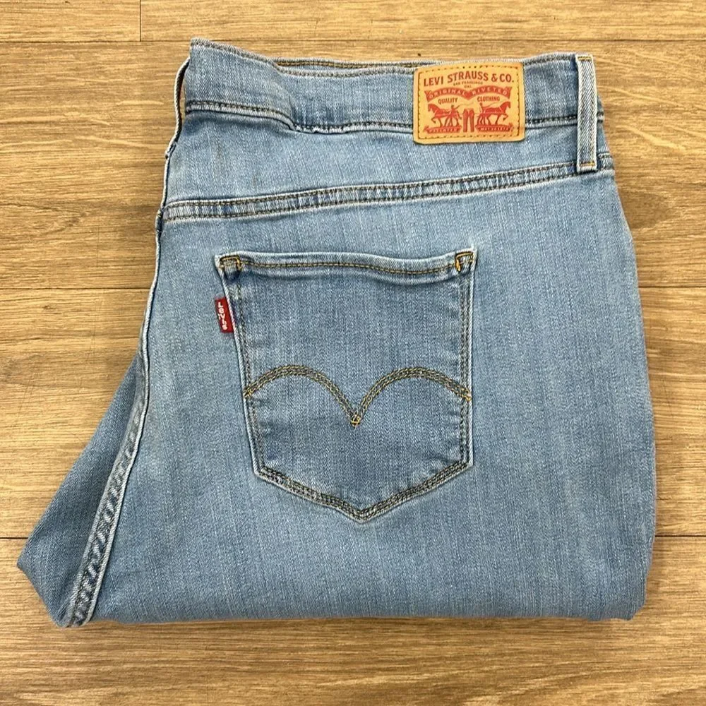Levi’s 721 High Rise Skinny Distressed Jeans